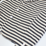 RALPH LAUREN Womens Blazer Jacket Black Striped S