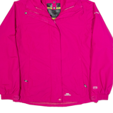 TRESPASS Womens Rain Jacket Pink Hooded XS