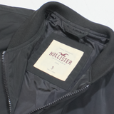 HOLLISTER Mens Bomber Jacket Black S