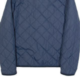 JACK WILLS Womens Quilted Jacket Blue UK 8
