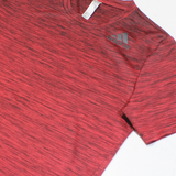 ADIDAS Mens T-Shirt Red XS