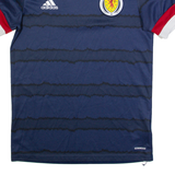 ADIDAS Scotland National Mens Football Shirt Jersey Blue S
