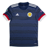 ADIDAS Scotland National Mens Football Shirt Jersey Blue S