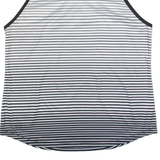 WILSON Striped Womens Vest White Sleeveless M