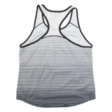 WILSON Striped Womens Vest White Sleeveless M