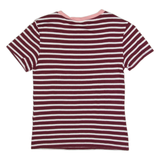 JACK WILLS Womens T-Shirt Maroon UK 8