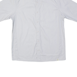 CAT Mens Plain Shirt Blue S