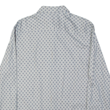 TED BAKER Mens Shirt Blue Geometric Long Sleeve M