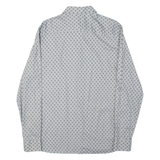 TED BAKER Mens Shirt Blue Geometric Long Sleeve M
