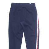 PUMA Womens Track Pants Blue Tapered UK 8 W28 L26