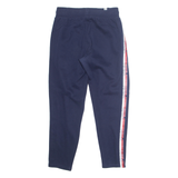 PUMA Womens Track Pants Blue Tapered UK 8 W28 L26