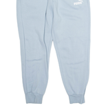 PUMA Womens Joggers Blue Tapered L W31 L28
