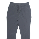 ELLESSE Mesh Lined Mens Track Pants Grey Tapered L W30 L28