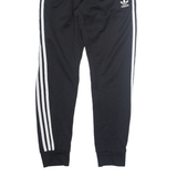 ADIDAS ORIGINALS Mens Track Pants Black Tapered S W24 L29