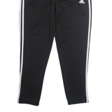 ADIDAS Womens Track Pants Black Tapered L W30 L26