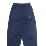 UMBRO Mens Track Pants Blue Straight S W26 L31