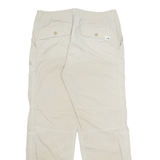 THE NORTH FACE Outdoor Womens Trousers Beige Regular Straight Nylon W30 L28