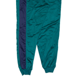 ADIDAS Mens Track Pants Green Tapered L W31 L31