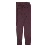 NIKE Mens Track Pants Maroon Tapered S W27 L28