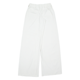 Womens Track Pants White Wide-Leg M W23 L32