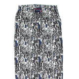 Womens Joggers Black Wide-Leg L W32 L28