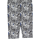 Womens Joggers Black Wide-Leg L W32 L28