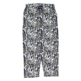 Womens Joggers Black Wide-Leg L W32 L28