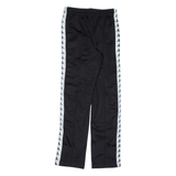 KAPPA Womens Track Pants Black Straight XS W26 L29
