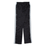 KAPPA Womens Track Pants Black Straight XS W26 L29