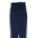 ADIDAS Mens Track Pants Blue Tapered S W25 L30