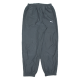 PUMA Mens Track Pants Grey Tapered M W27 L30