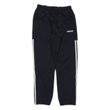 ADIDAS Mens Track Pants Black Tapered S W28 L31