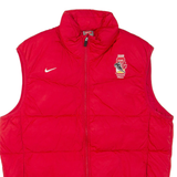 NIKE Mens Puffer Gilet Red M