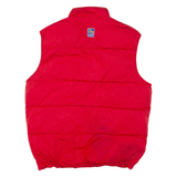 NIKE Mens Puffer Gilet Red M