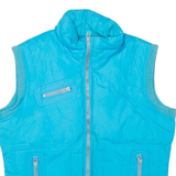 GUESS Womens Gilet Blue Nylon L