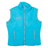 GUESS Womens Gilet Blue Nylon L