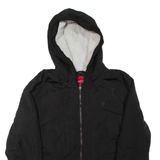 GUESS Mens Jacket Black Hooded 2XL