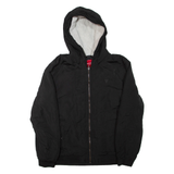 GUESS Mens Jacket Black Hooded 2XL
