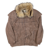 MARILYN RICHARDS Womens Jacket Brown L