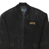 SAINT ANDREWS Mens Jacket Black Leather L