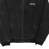 SAINT ANDREWS Mens Jacket Black Leather L