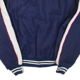 FC Mens Jacket Blue Leather Wool L