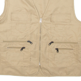 Mens Gilet Beige XL