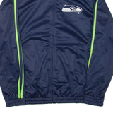 NFL Seattle Seahawks Mens Track Jacket Blue USA XL