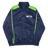 NFL Seattle Seahawks Mens Track Jacket Blue USA XL