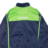 NFL Seattle Seahawks Mens Track Jacket Blue USA XL