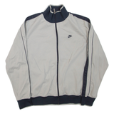 NIKE Mens Track Jacket Grey 2XL