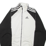 ADIDAS Mens Track Jacket White Colourblock S