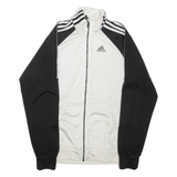 ADIDAS Mens Track Jacket White Colourblock S