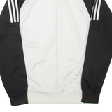 ADIDAS Mens Track Jacket White Colourblock S